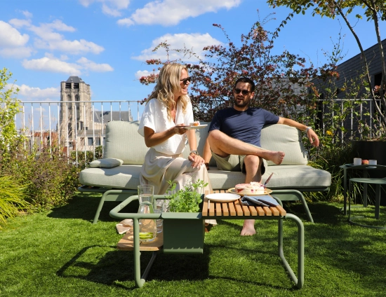 Arla Outdoor Sofa 0017 Sunset Amb