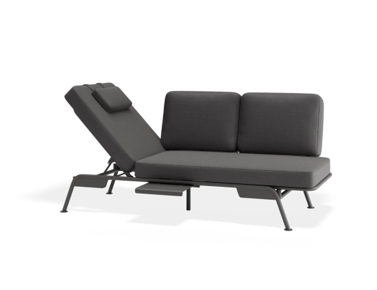 Arla 3seater Charcoal Darkgrey