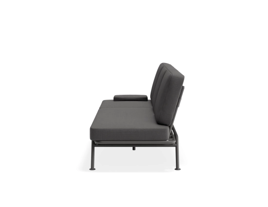 Arla 3seater Charcoal Darkgrey