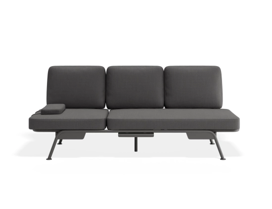 Arla 3seater Charcoal Darkgrey