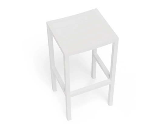 Barstool White Outdoor