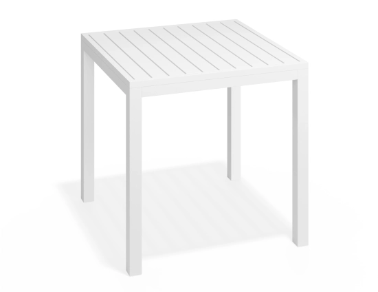 Halki Table 77x77 White