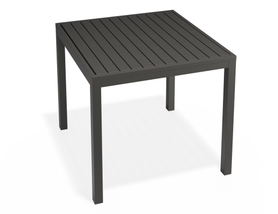 Halki Table 90x90 Charcoal