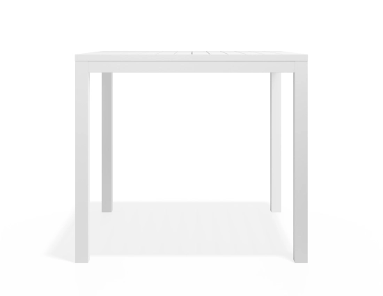 Halki Table 90x90 White