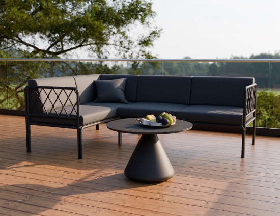 Kora Coffeetable Charcoal Basalt