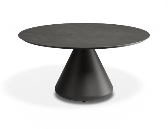 Kora Coffeetable 90cm Charcoal Basalt