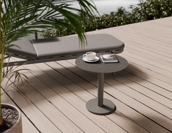 Orb Sidetable Basalt