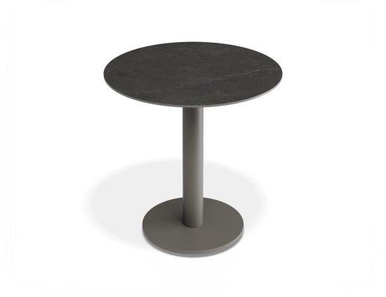 Orb Sidetable Basalt Charcoal