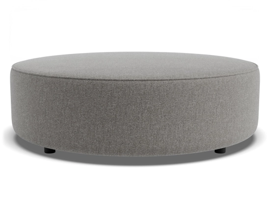 Lune Round High Ottoman 120cm Fossil Product