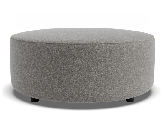 Lune Round High Ottoman 90cm Fossil Product