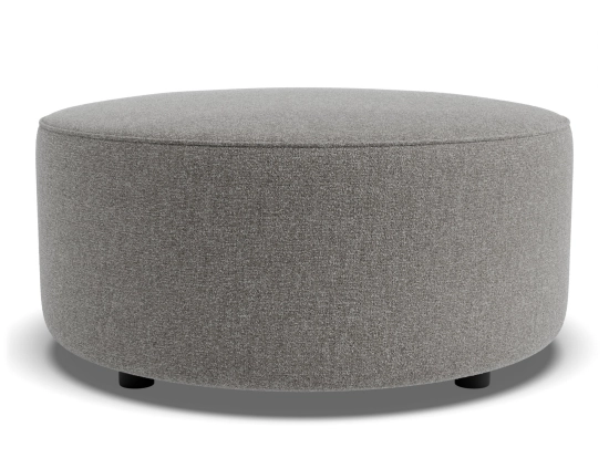 Lune Round High Ottoman 80cm Fossil Product