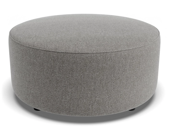 Lune Round High Ottoman 80cm Fossil Product