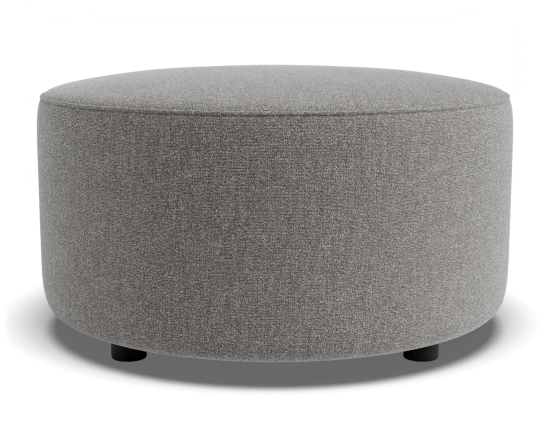 Lune Round High Ottoman 70cm Fossil Product