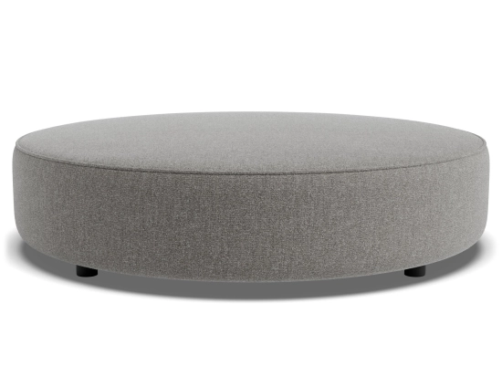 Lune Round Low Ottoman 120cm Fossil Product