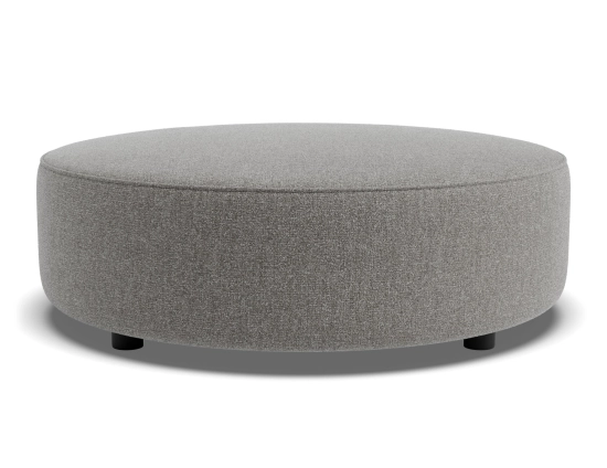 Lune Round Low Ottoman 90cm Fossil Product