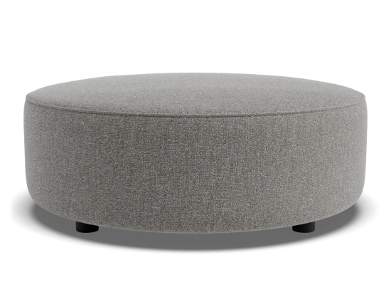 Lune Round Low Ottoman 80cm Fossil Product