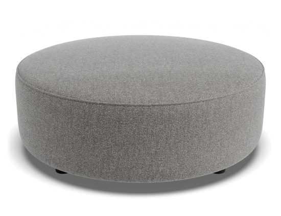 Lune Round Low Ottoman 80cm Fossil Product