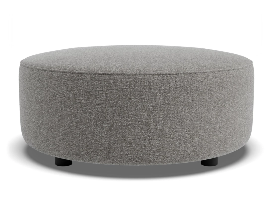 Lune Round Low Ottoman 70cm Fossil Product