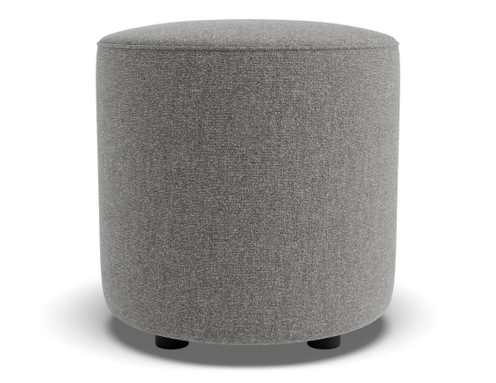 Lune Round Drum Ottoman 45cm Fossil Product