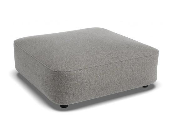 Lune Square Low Ottoman 80cm Fossil Product