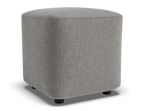 Lune Square Drum Ottoman 45cm Fossil Product