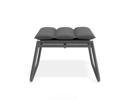 Paloma Footrest Charcoal Darkgrey