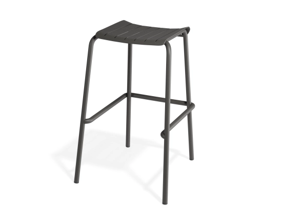 Roku Backlessbarstool Charcoal