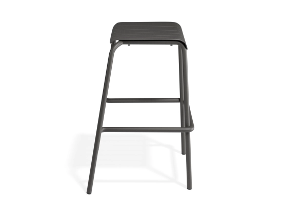 Roku Backlessbarstool Charcoal