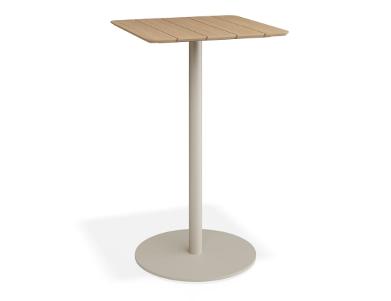 Roku Teakbartable 65x65 Latte