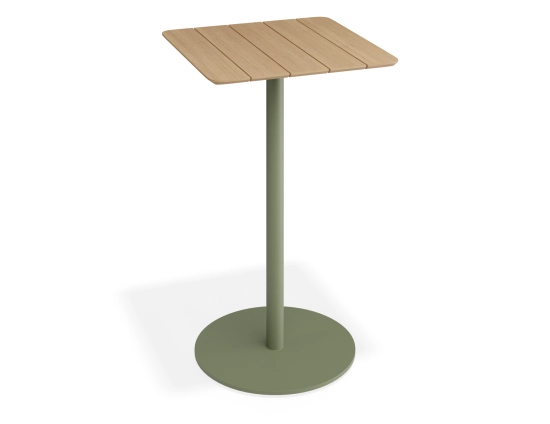 Roku Teakbartable 65x65 Green