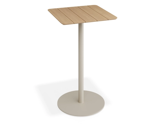 Roku Teakbartable 65x65 Latte