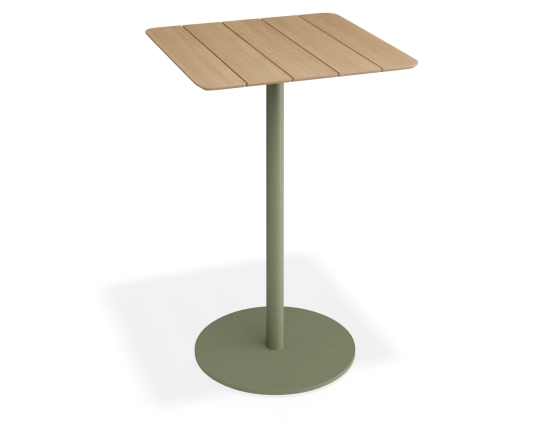Roku Teakbartable 75x75 Green