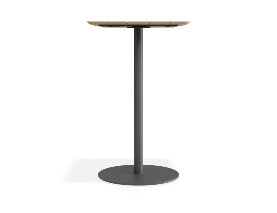 Roku Teakbartable 65x65 Charcoa