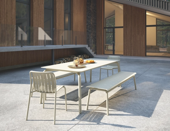Roku Diningsetbenches Latte