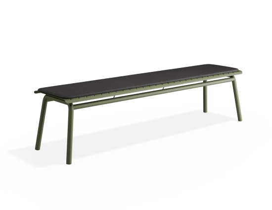 Roku Bench190 Charcoal Green