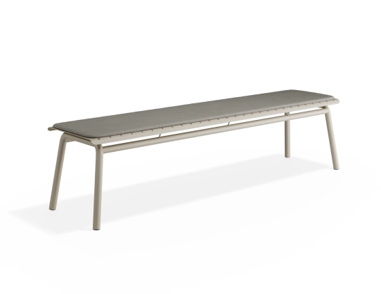 Roku Bench190 Lightgrey Latte
