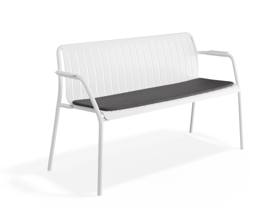 Roku Gardenbench Charcoal White