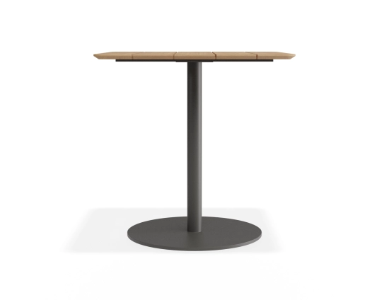 Roku Teakcafetable 75x75 Charcoal
