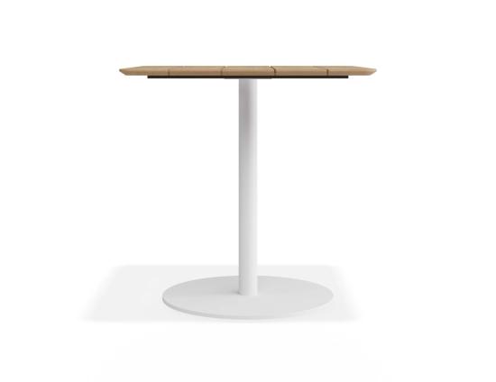 Roku Teakcafetable 75x75 White