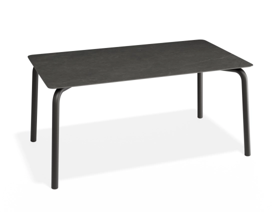 Roku Diningtable 160x90 Basalt Charcoal