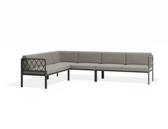 Sevillev2 Configc Charcoalframe Lightgreycushion