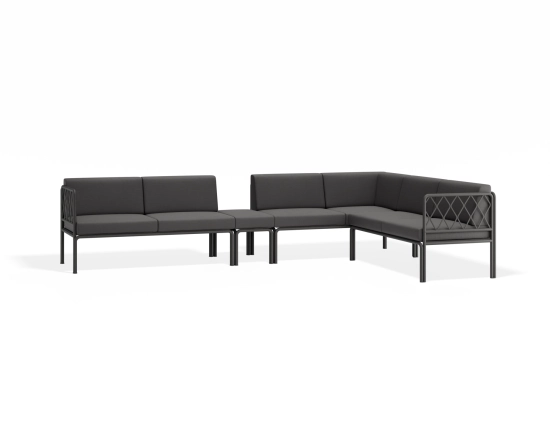Sevillev2 Configj Charcoalframe Darkgreycushion Cushionextension