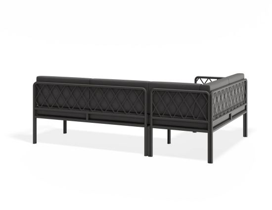 Sevillev2 Configa Charcoalframe Darkgreycushion