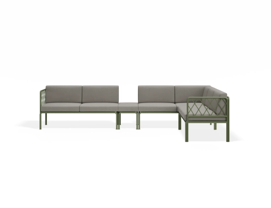 Sevillev2 Configj Greenframe Lightgreycushion Cushionextension