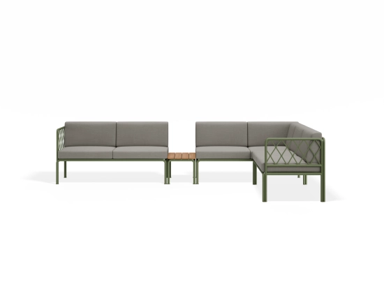 Sevillev2 Configj Greenframe Lightgreycushion Teakextension