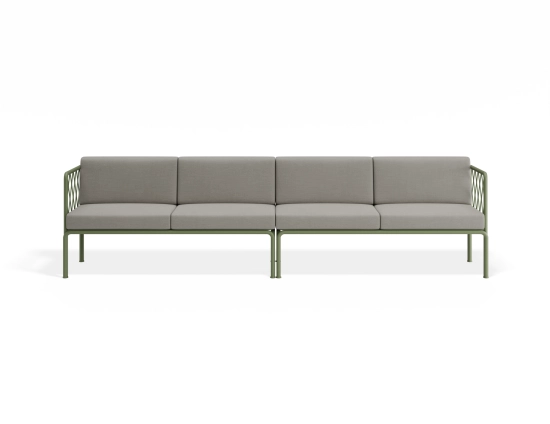 Sevillev2 4seater Greenframe Lightgreycushion
