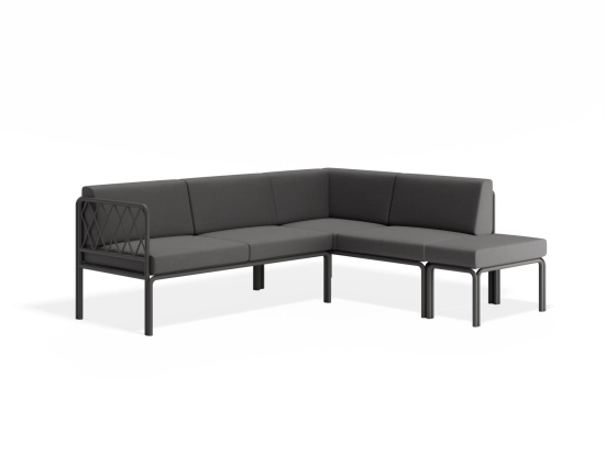 Sevillev2 Configg Charcoalframe Darkgreycushion Cushionextension