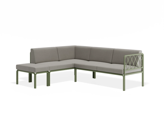 Sevillev2 Configh Greenframe Lightgreycushion Cushionextension