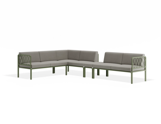 Sevillev2 Configi Greenframe Lightgreycushion Cushionextension