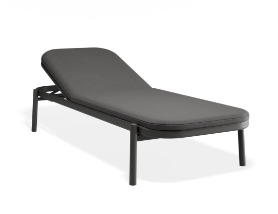 Verano Sunlounge Charcoalframe Darkgreyfabric